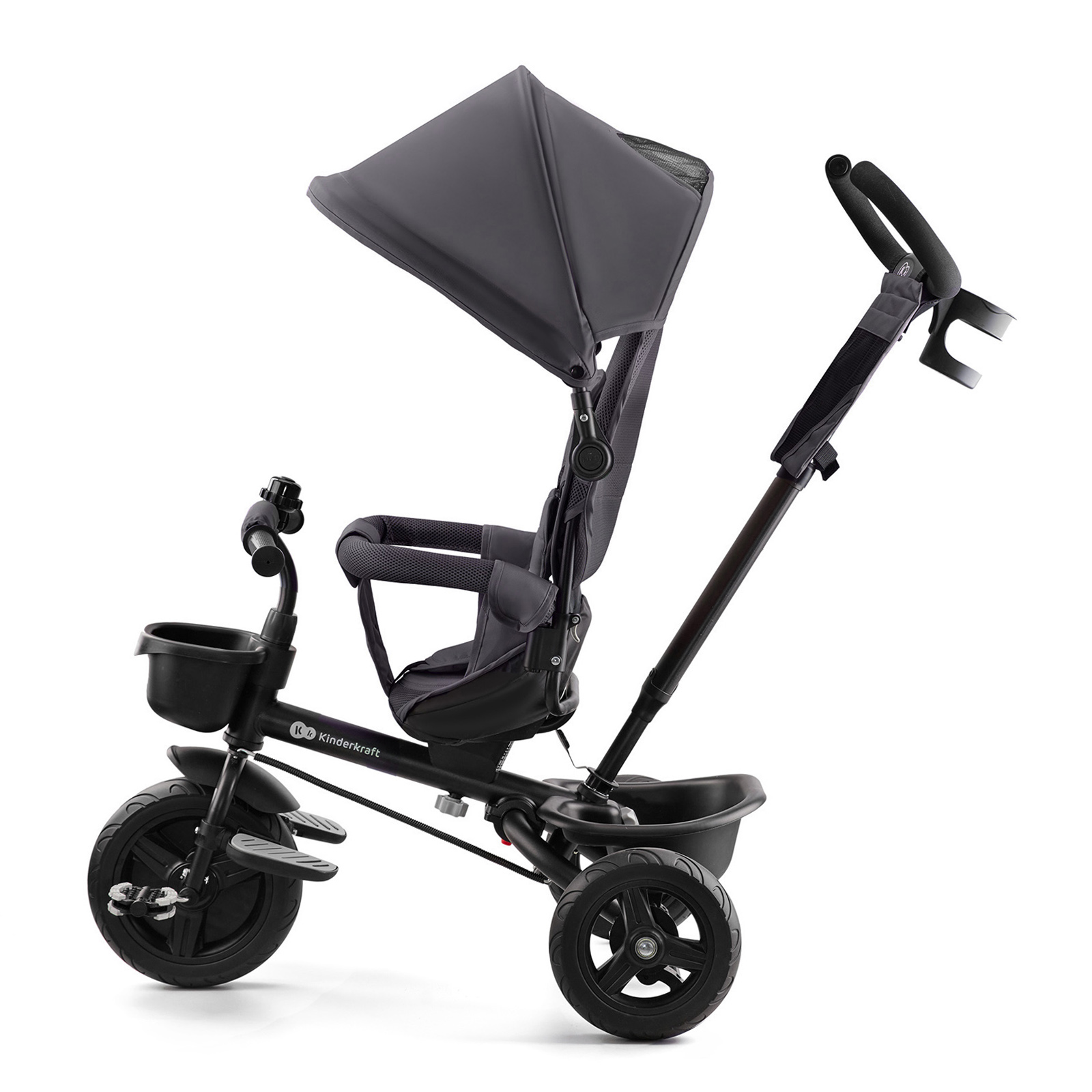 KinderKraft AVEO MALACHITE GRAY tricycle KRAVEO00GRY0000