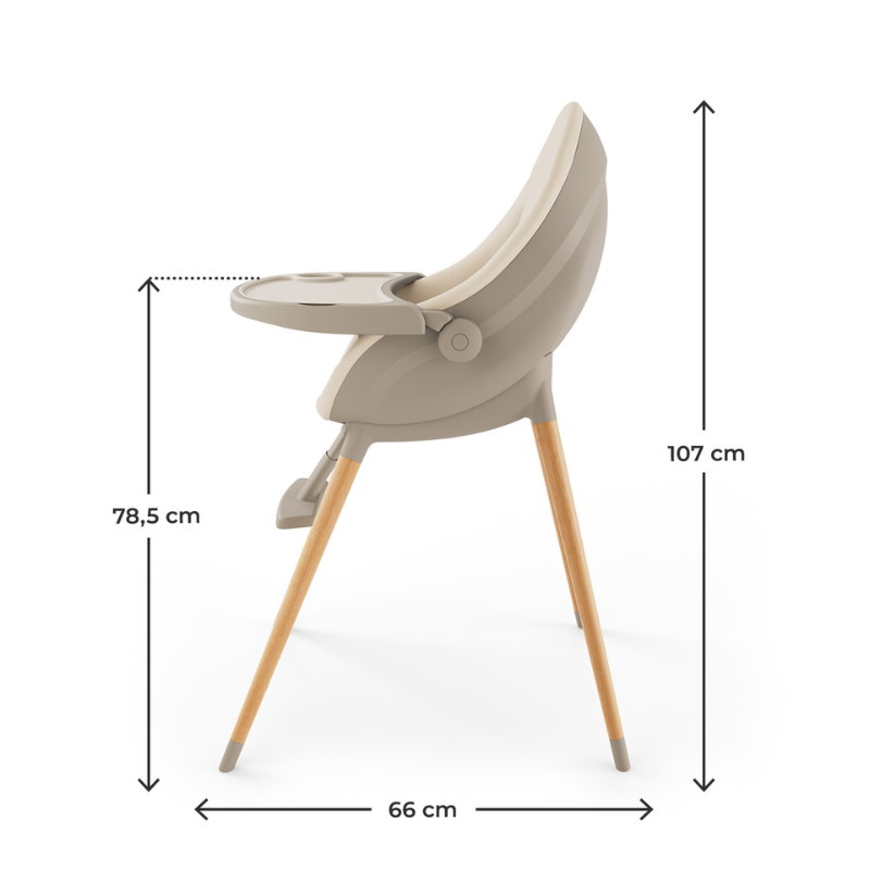 KinderKraft FINI UP high chair BEIGE