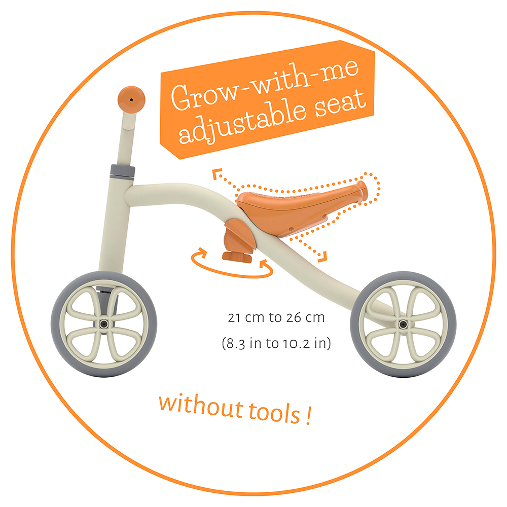Chillafish Quadie CPQD01GRE riding toy GRAY