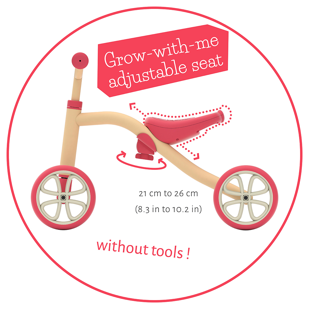 Chillafish Quadie CPQD01PEA ride on toy PEACH