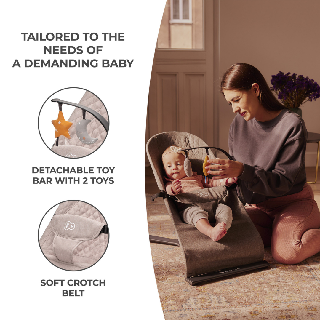 Kinderkraft MIMI шезлонг BEIGE