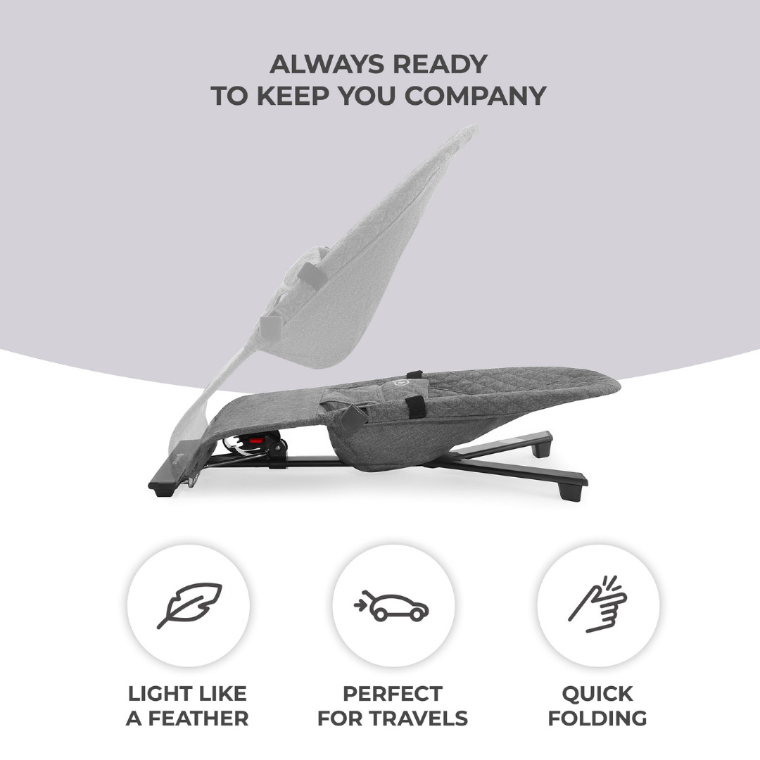 Kinderkraft MIMI шезлонг GREY