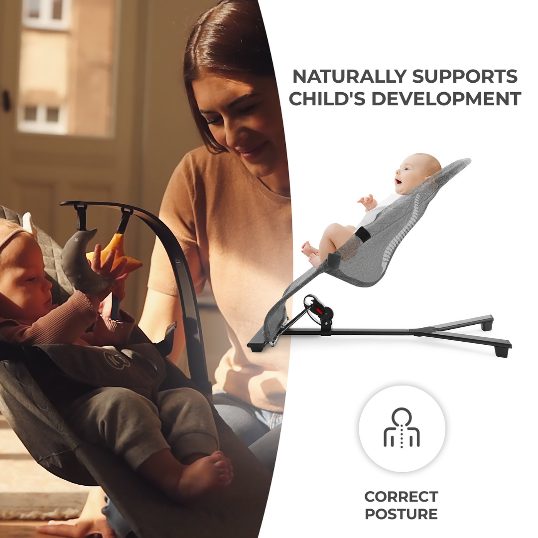 Kinderkraft MIMI шезлонг GREY