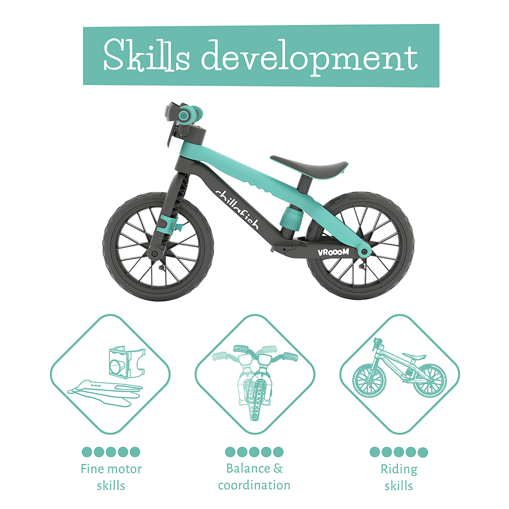 Chillafish BMXie VROOM CPMX05MIN колело за баланс Mint