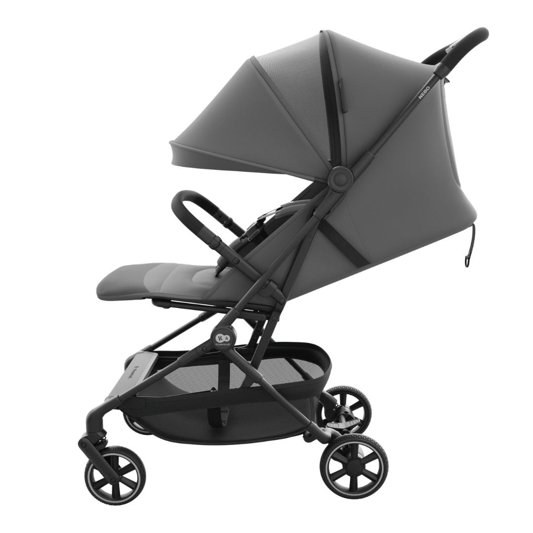 Kinderkraft NEBO бебешка количка PLATINUM GRAY