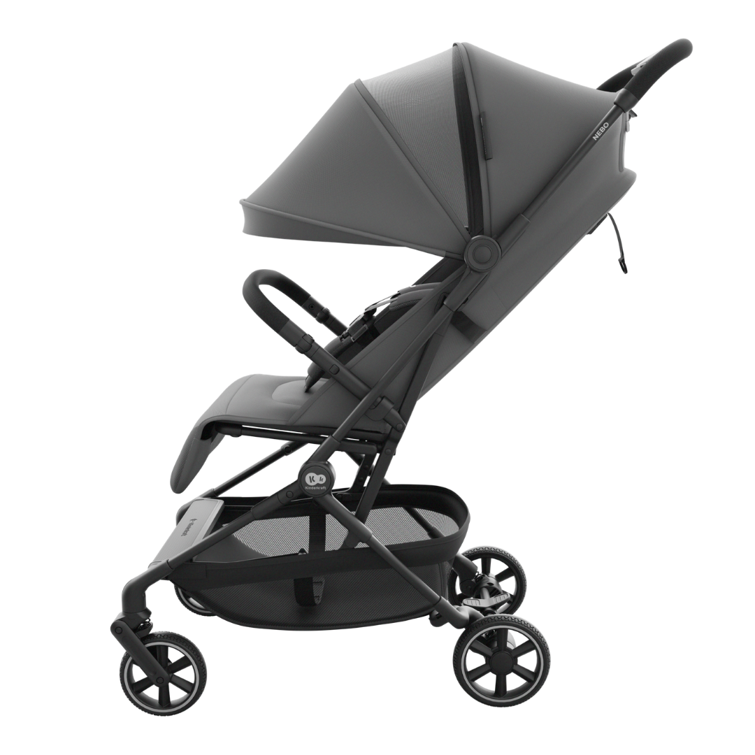 Kinderkraft NEBO бебешка количка PLATINUM GRAY