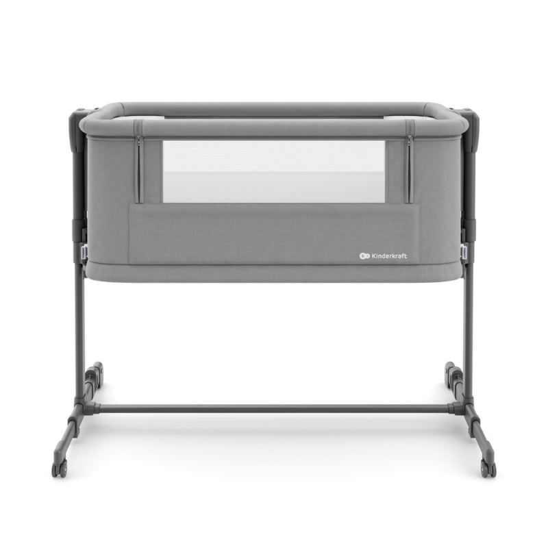 KinderKraft NESTE GROW 2 бебешка кошара DARK GREY