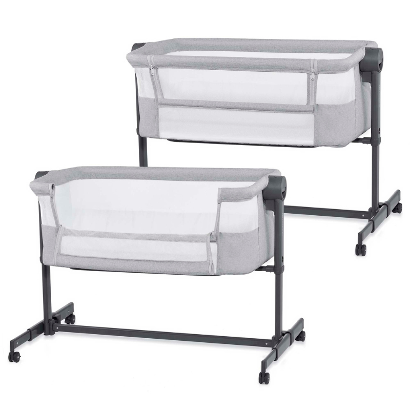 KinderKraft NESTEE UP 2 baby crib GRAY