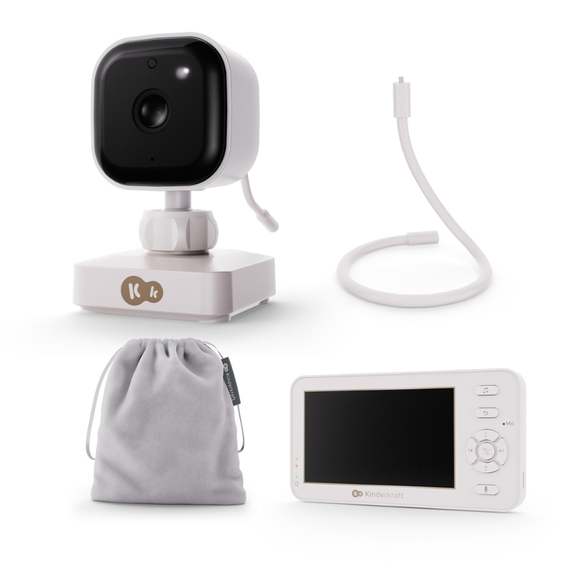 KinderKraft NITEEYE TRAVEL baby monitor WHITE