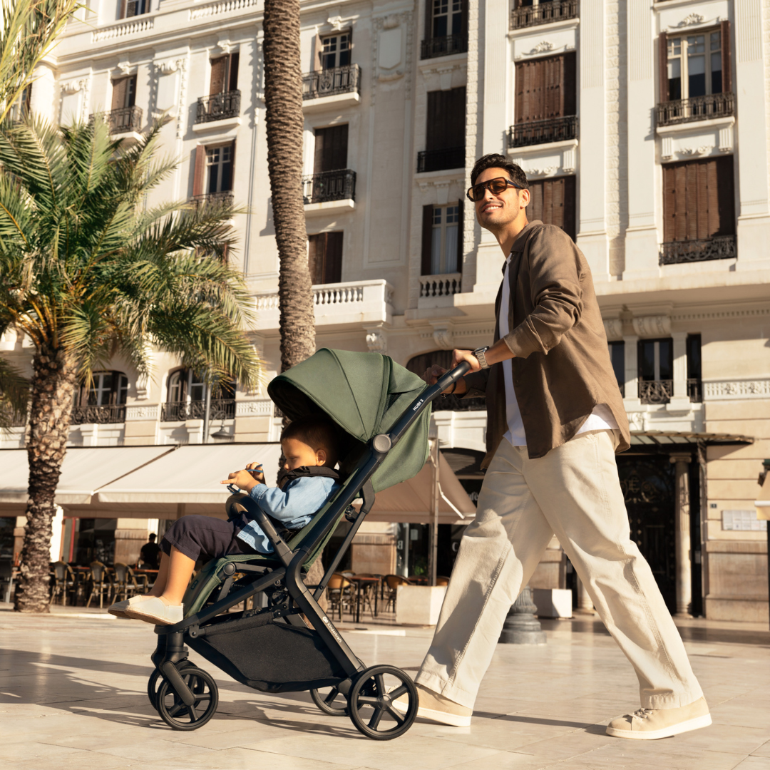 Kinderkraft NUBI 3 baby stroller MYSTIC GREEN