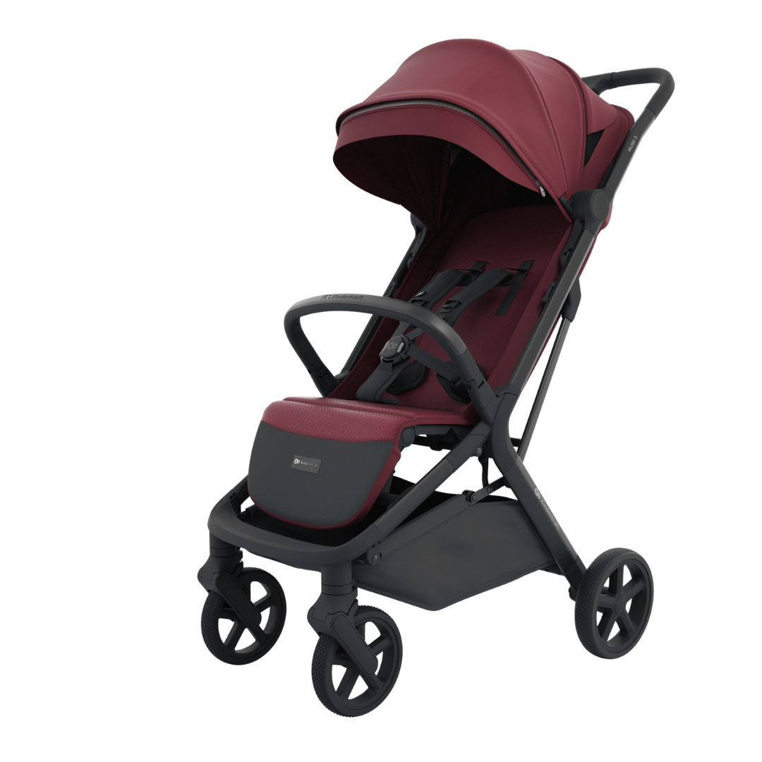 Kinderkraft NUBI 3 baby stroller DARK RUBY
