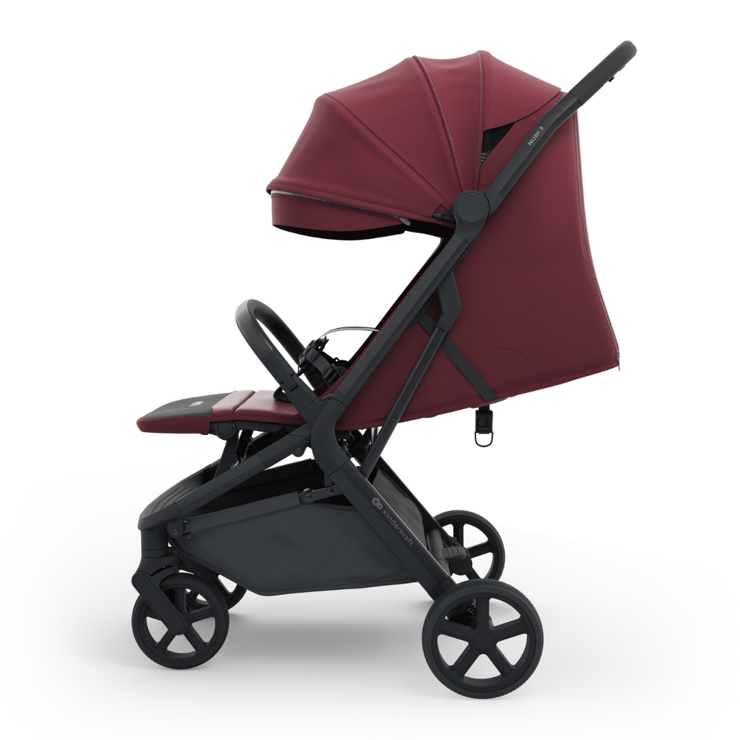 Kinderkraft NUBI 3 baby stroller DARK RUBY