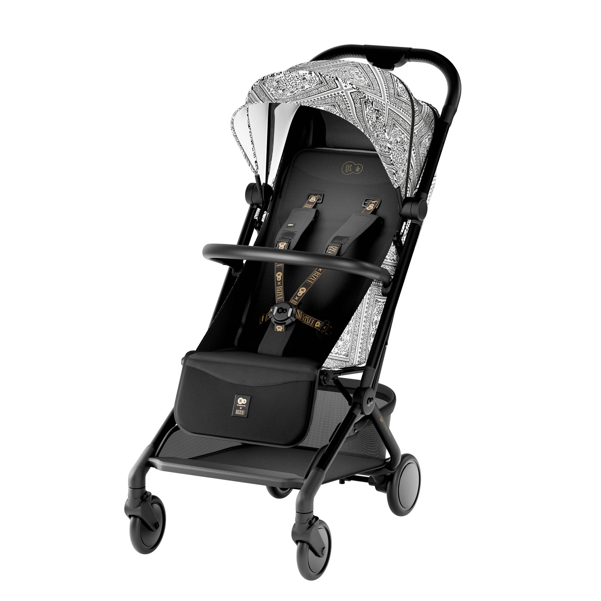Kinderkraft PILOT 2 бебешка количка BIZUU Lunar Black