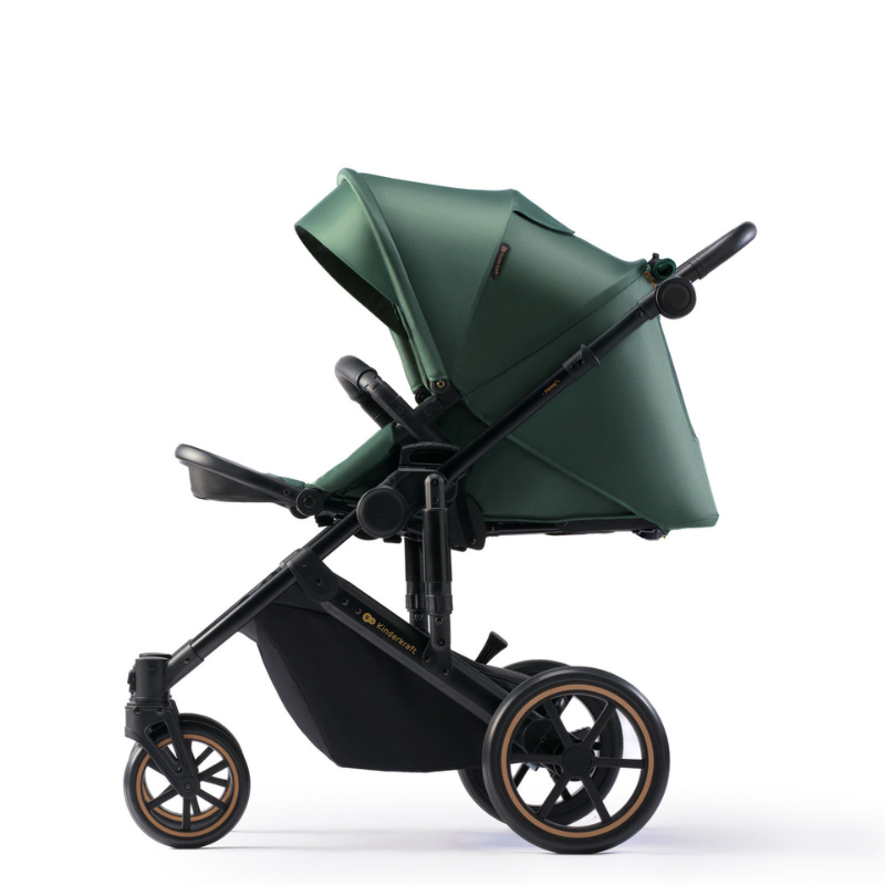 Kinderkraft Prime 2 бебешка количка 2в1 DARK GREEN