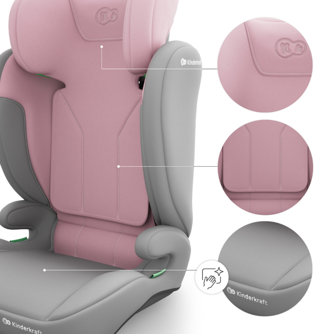 Kinderkraft I-SPARK 2 PLUS car seat PINK