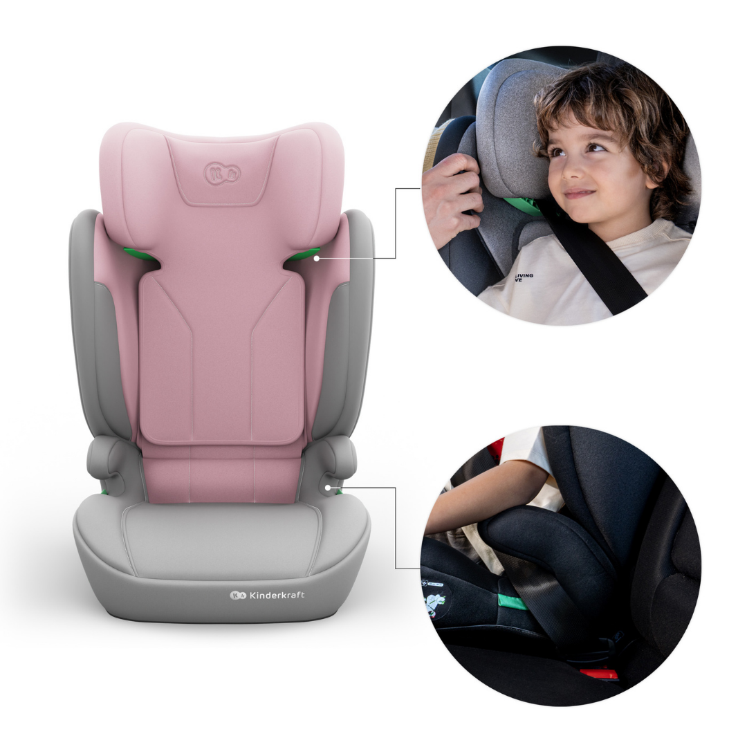 Kinderkraft I-SPARK 2 PLUS car seat PINK