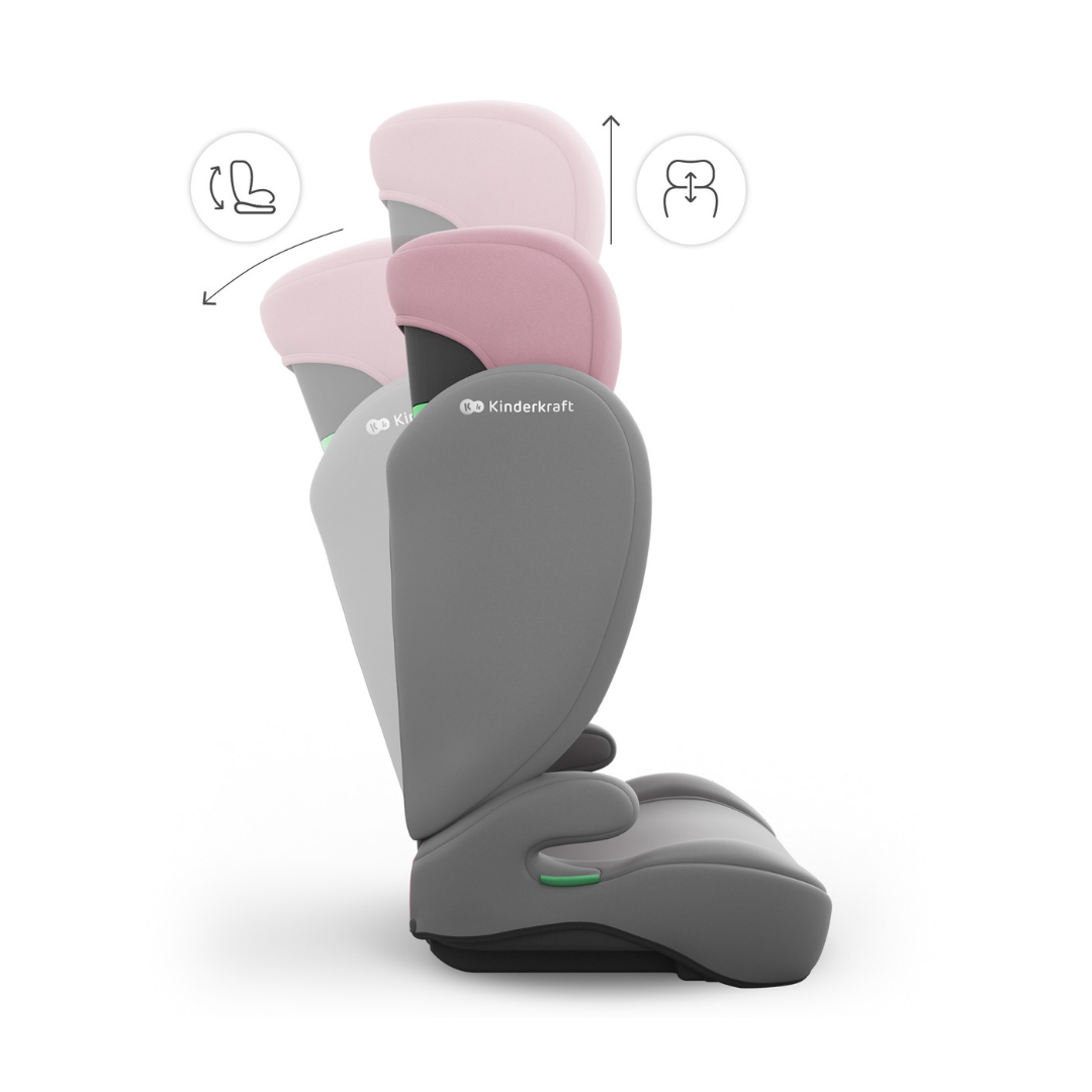 Kinderkraft I-SPARK 2 PLUS car seat PINK