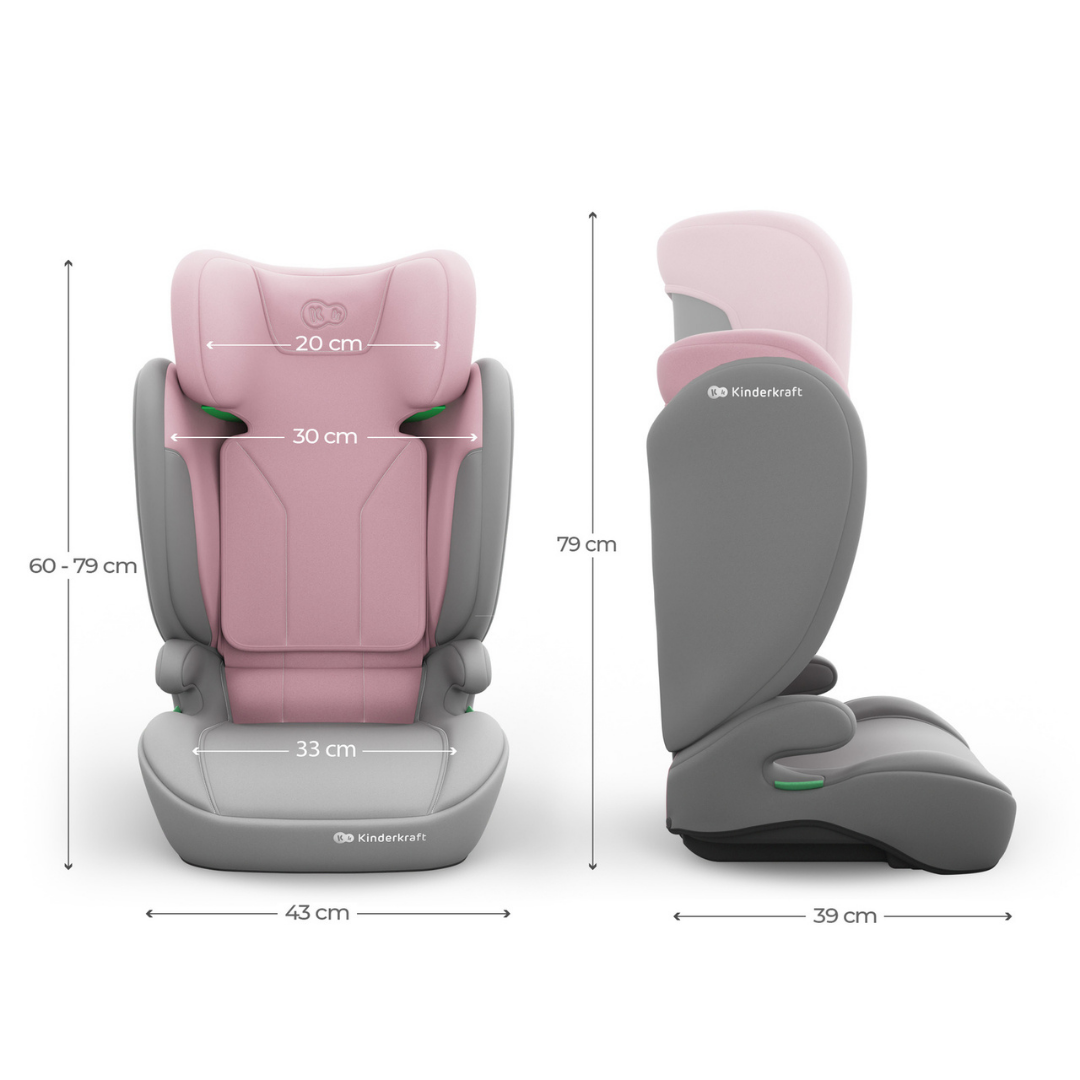 Kinderkraft I-SPARK 2 PLUS car seat PINK