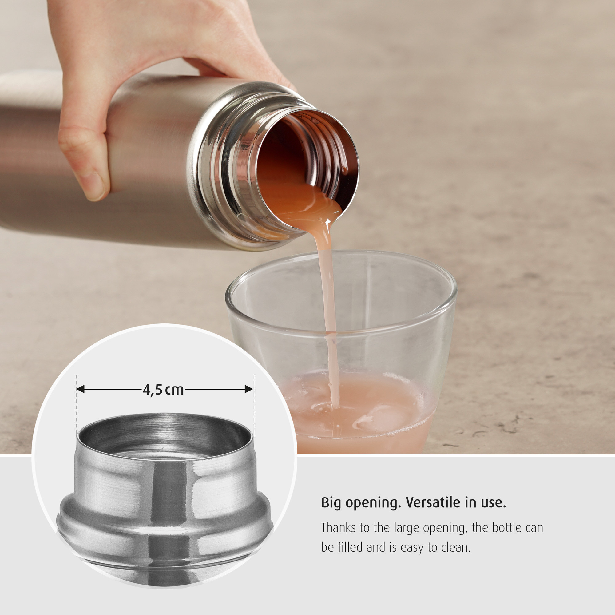 90708 Reer thermos 0.75 l stainless steel