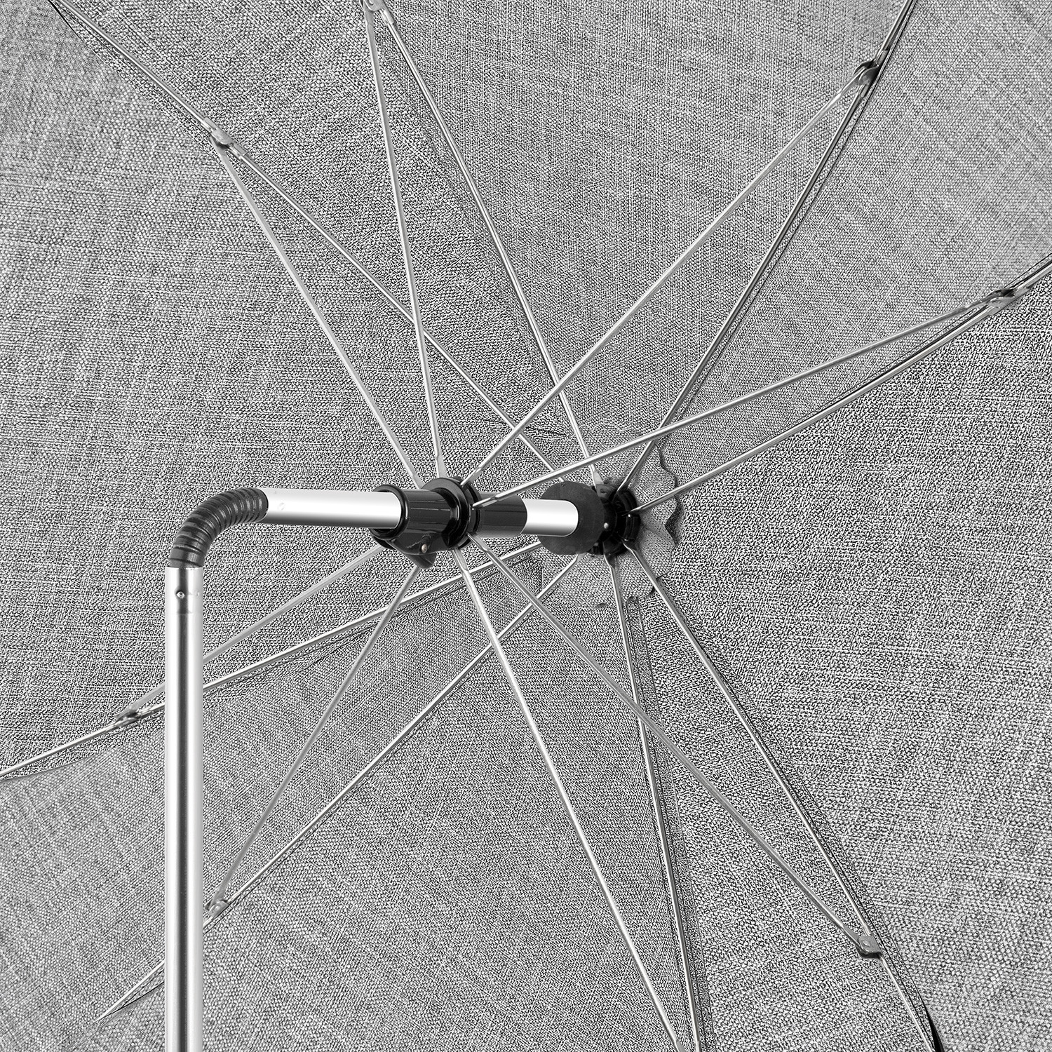 84181 Reer universal umbrella for stroller grey melange