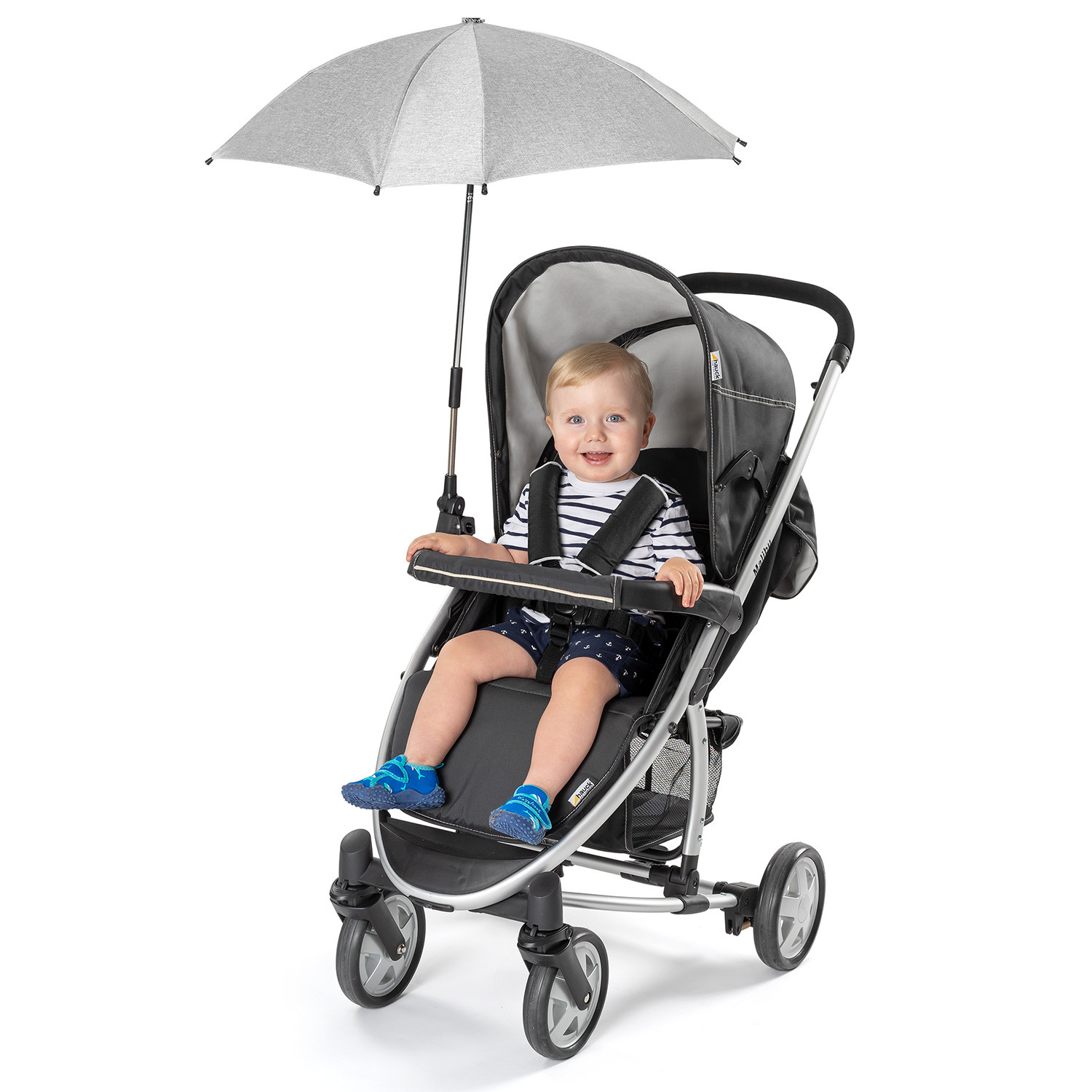 84181 Reer universal umbrella for stroller grey melange