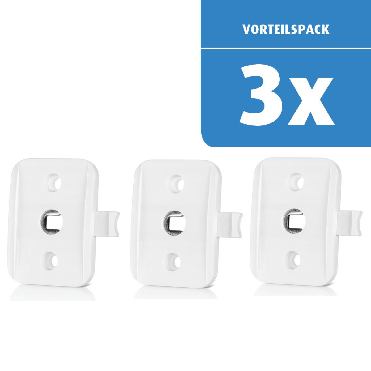 70060 Reer door and window lock 3 pcs WHITE