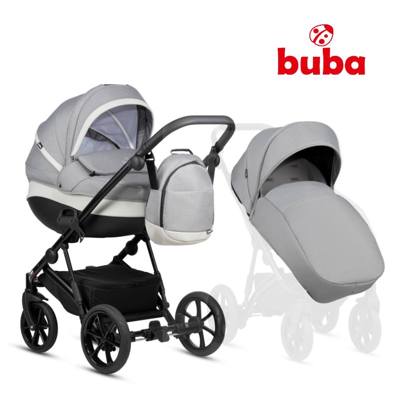 Buba ZAZA2 2in1 baby stroller 625 Warm Grey