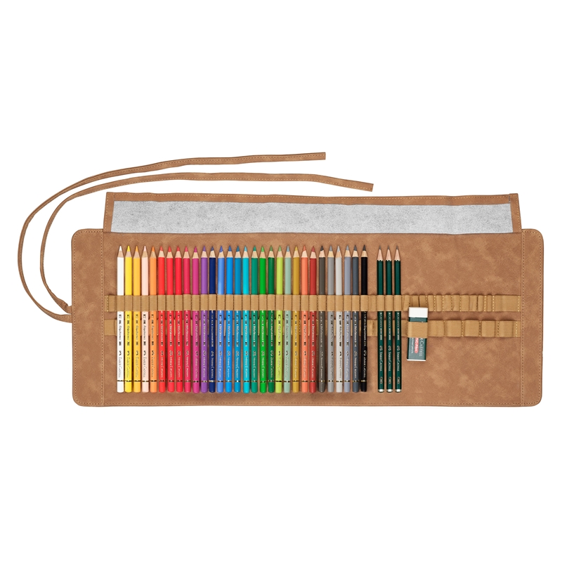 Faber-Castell Моливи Polychromos, на руло, 30 цвята
