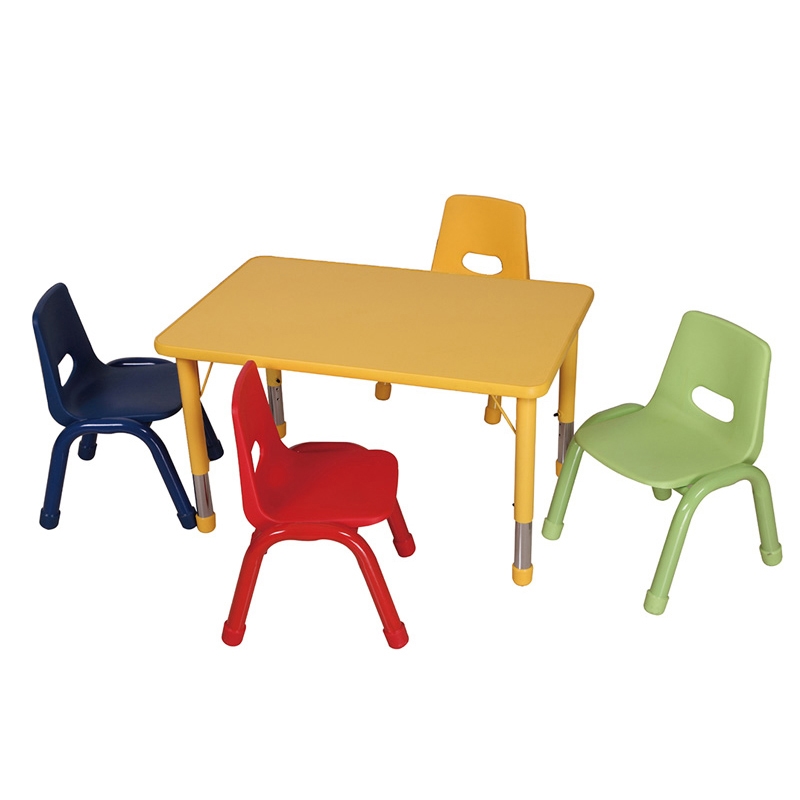 RFG Ученическа маса Fresh, с регулируема височина, 1200 х 600 х 370-620 mm, жълта