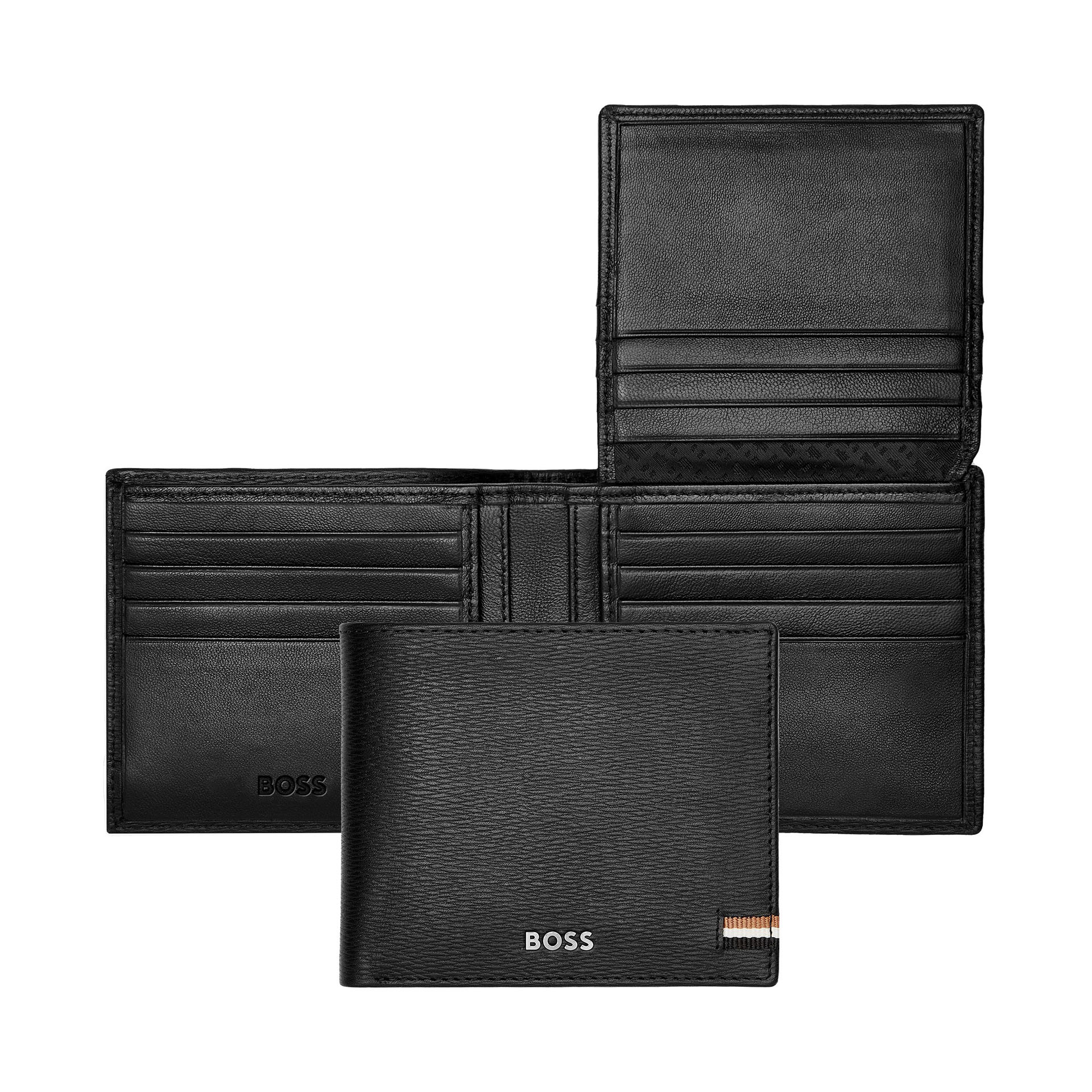 Hugo Boss Wallet Iconic with flap, black