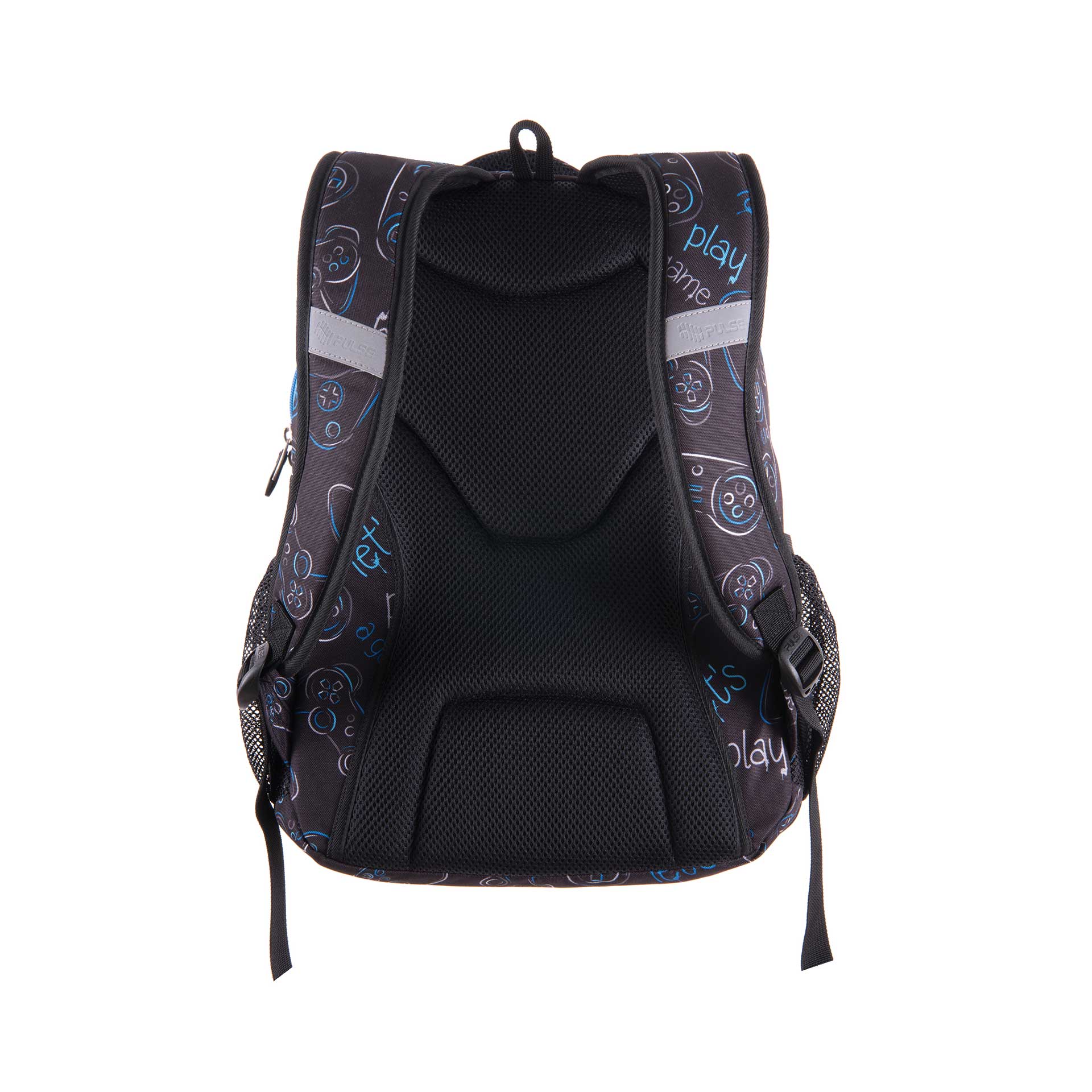 Pulse Backpack Teens Joystick, black and blue