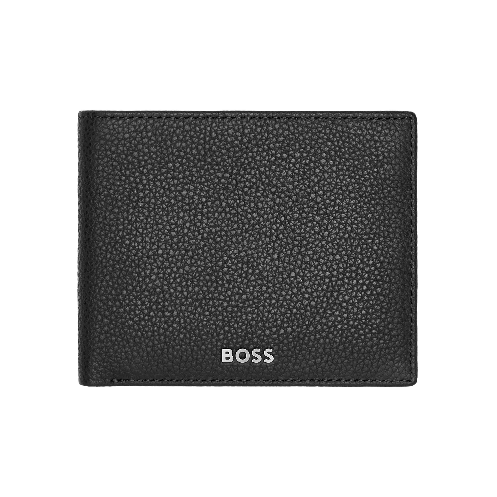 Hugo Boss Wallet Classic Grained with coin compartment, black