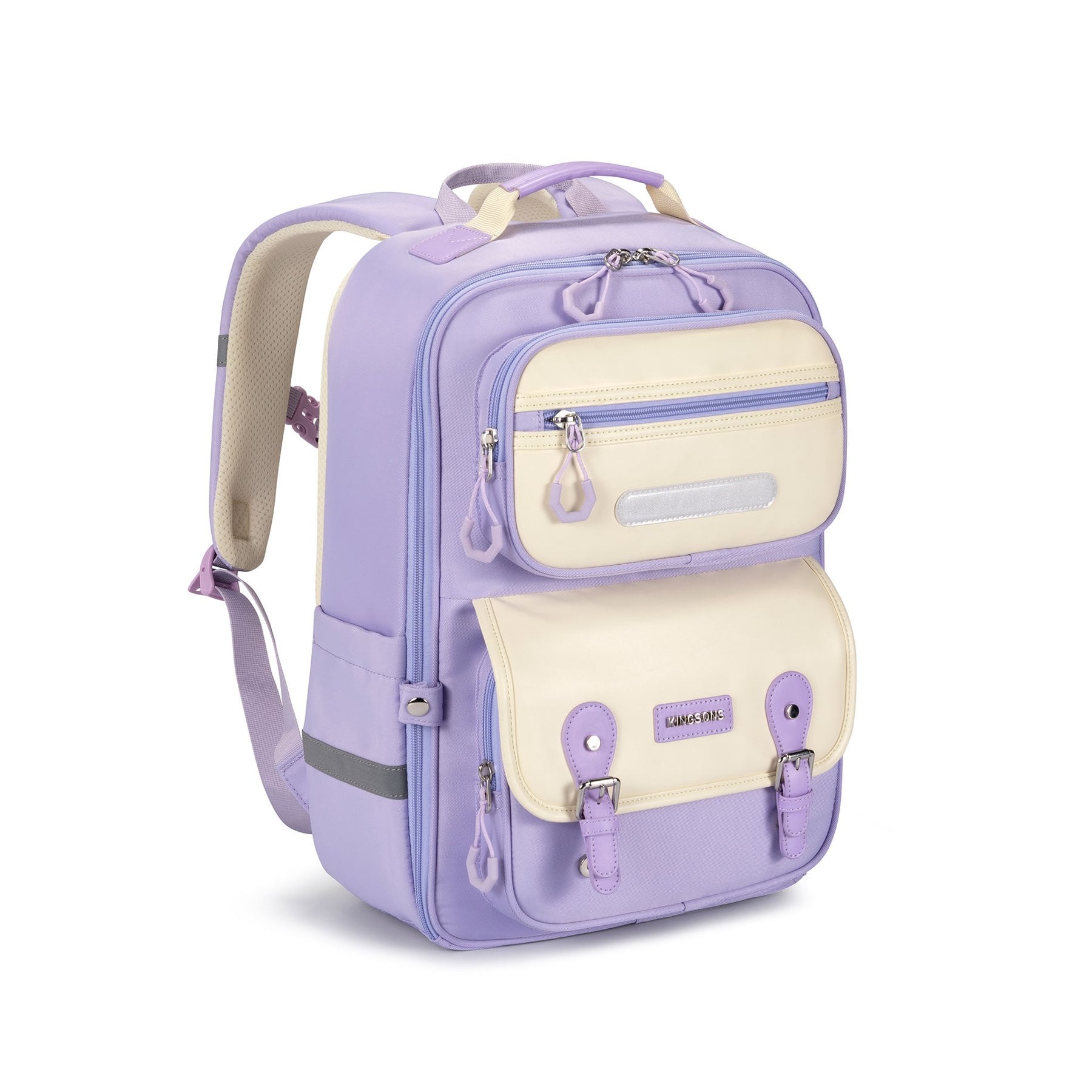 Kingsons Safeback Junior backpack, school, purple