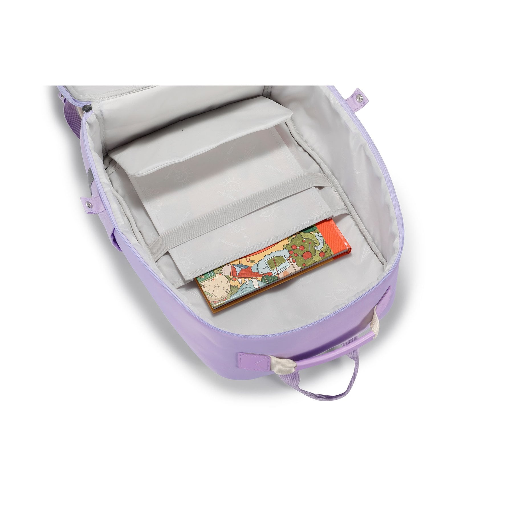 Kingsons Safeback Junior backpack, school, purple
