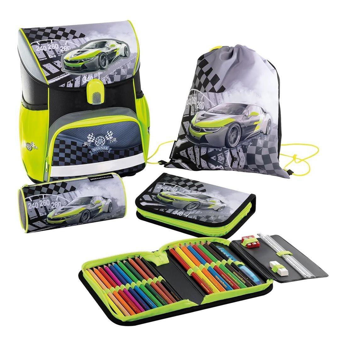 Eberhard Faber Раница Race car, 4 части