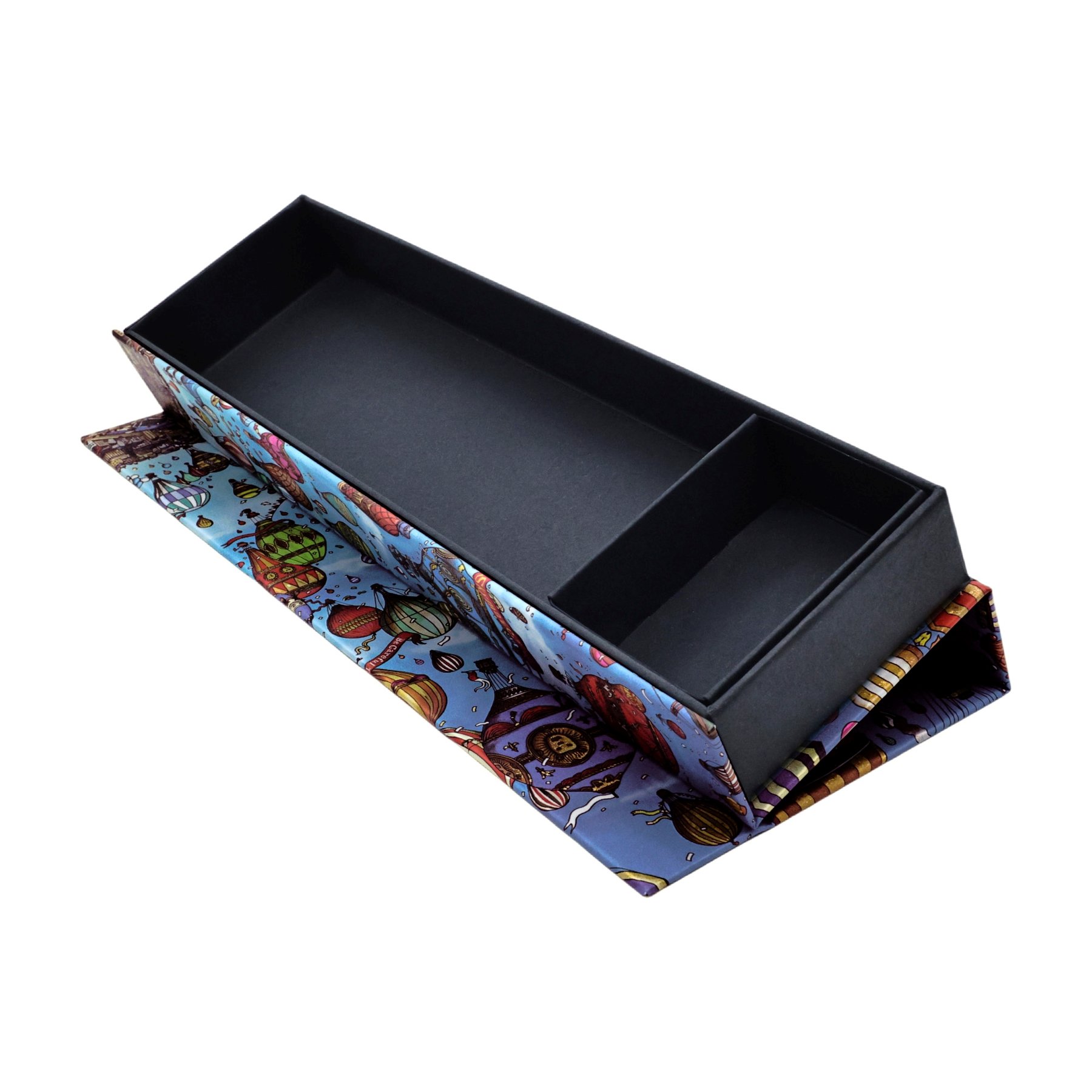 Paperblanks Balloon Festival Desk Organizer, Two Compartments