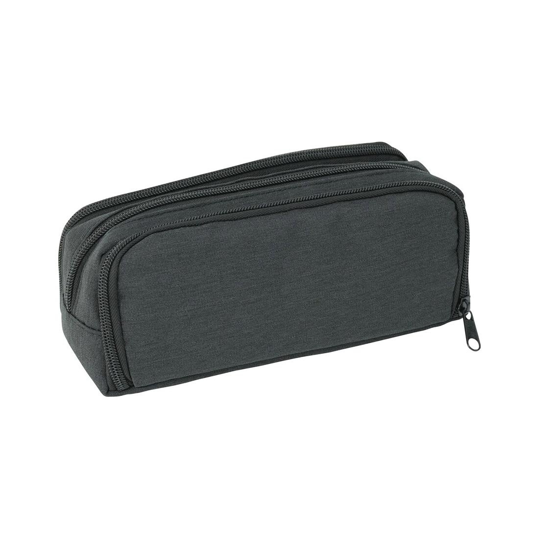 Eberhard Faber Toiletry bag, three compartments, anthracite, empty