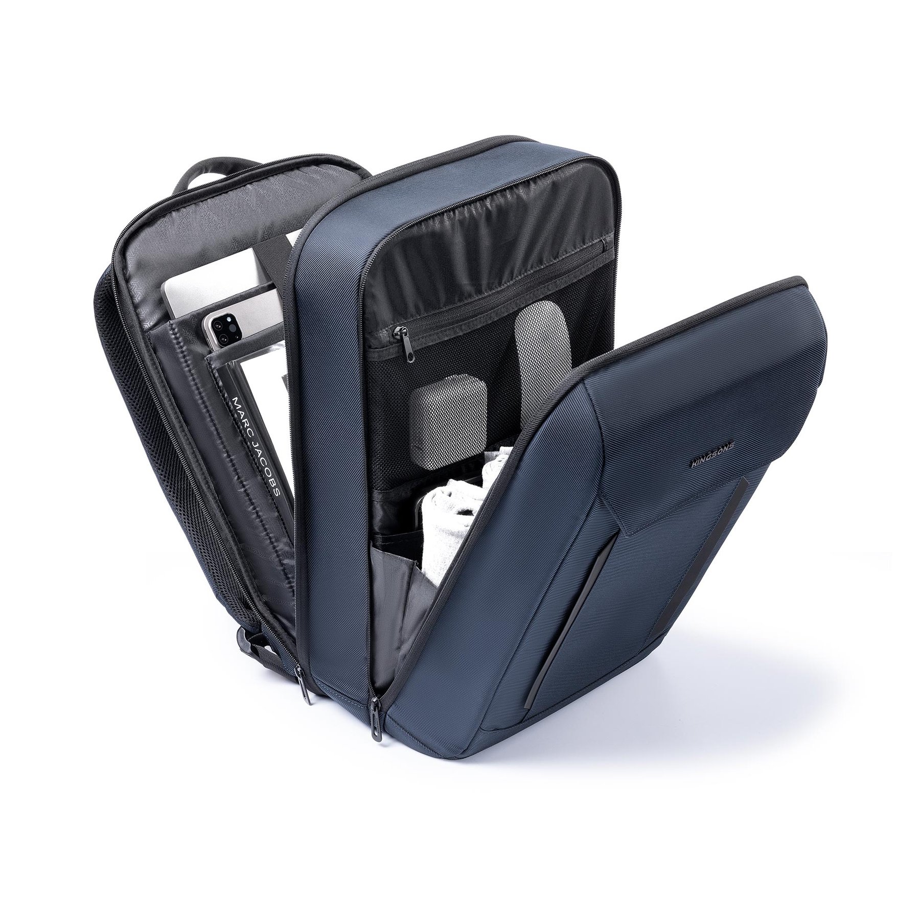 Kingsons Gearmax Laptop Backpack, 15.6'', Navy Blue