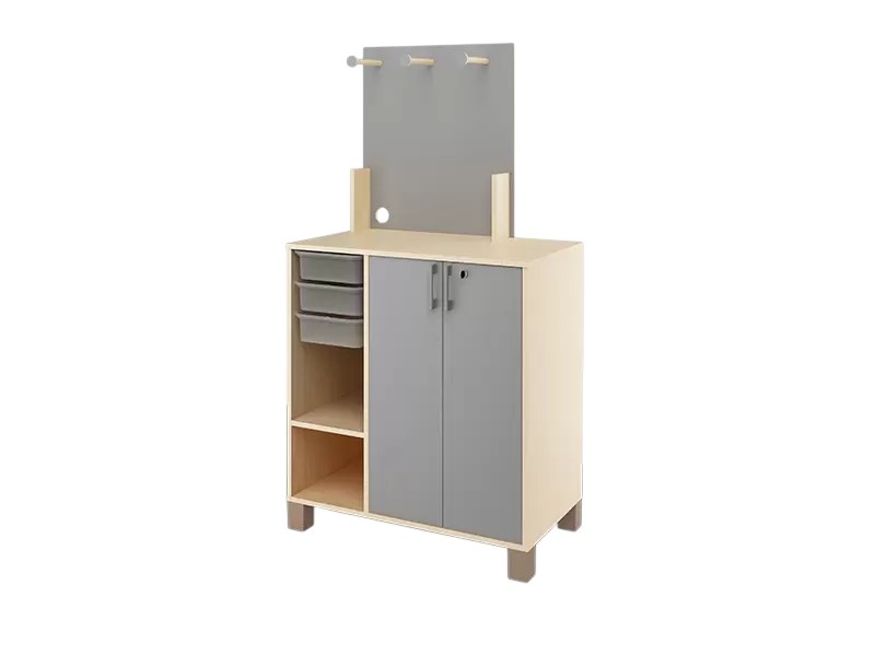 Nowa Szkola 3D printer cabinet, with 3 containers