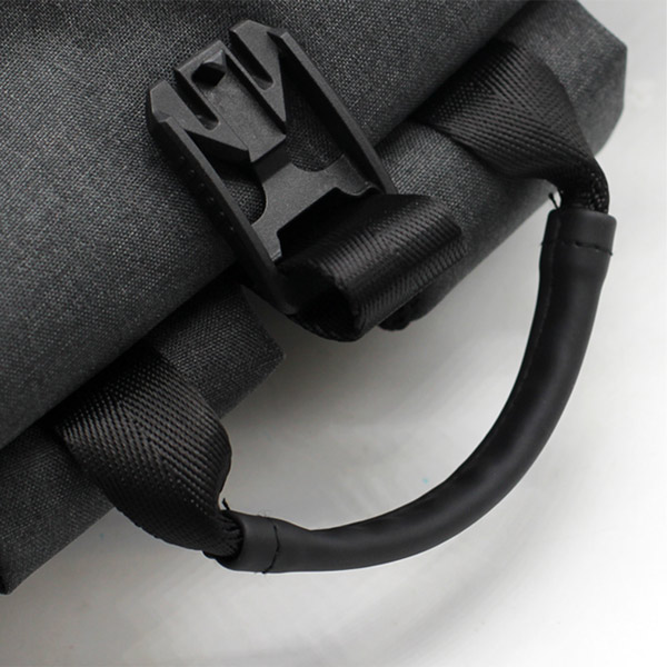 Раница Rolltop, водоустойчива, с джоб, 300D RPET, 40 х 60 cm, черна