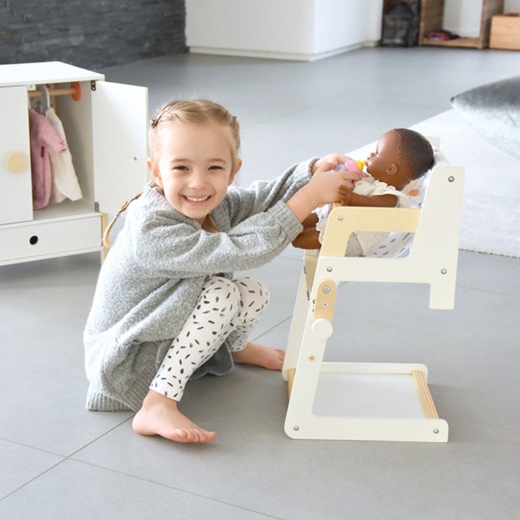 Small Foot Dining chair for dolls, wooden, 26 x 28 x 48 cm
