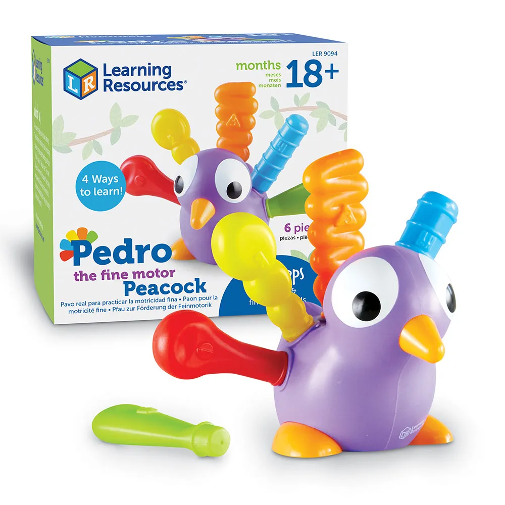 Learning Resources Pedro the Peacock, for motor skills