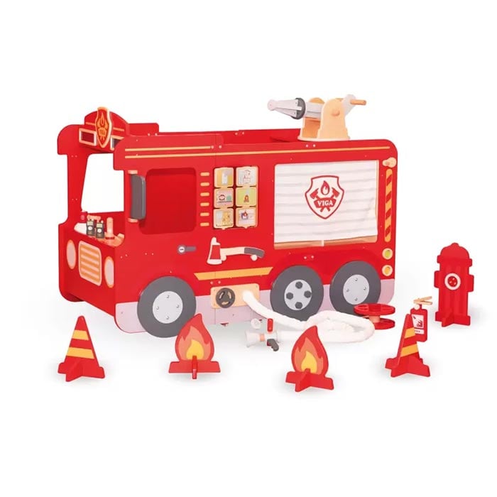 Nowa Szkola Manipulative play area Fire station, 150 x 86 x 108 cm