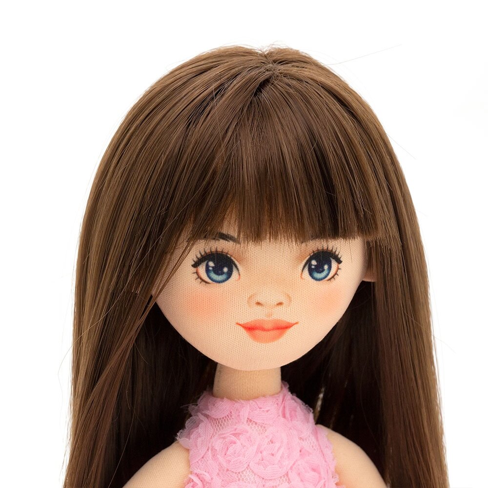 Кукла Софи в розова рокля с рози - Sweet sisters 32см