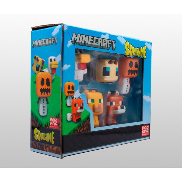 Антистрес Minecraft Squishme Серия 3 комплект
