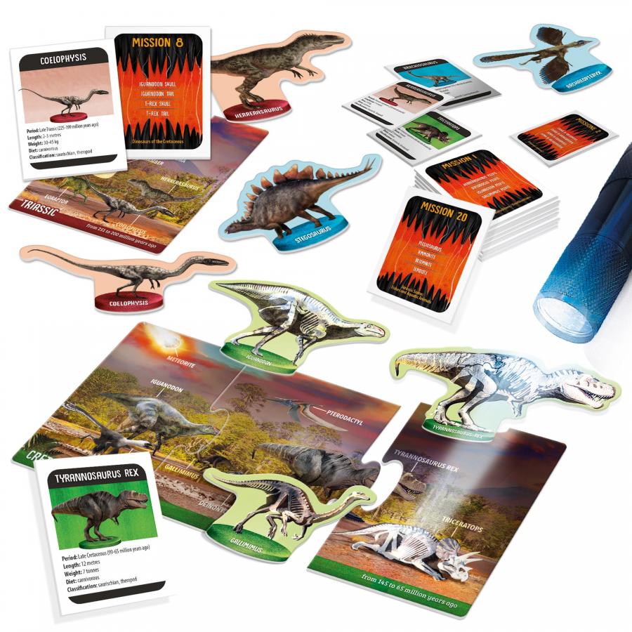 Образователна игра Динозаври под рентген