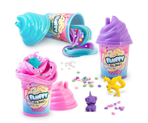 Творчески комплект Пухкав слайм шейкър, 3 цвята