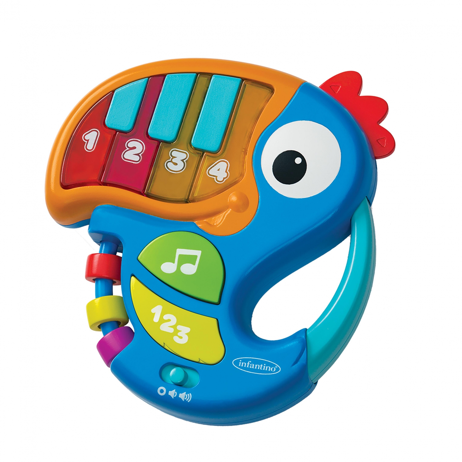Образователна интерактивна играчка, Infantino, Пиано тукан