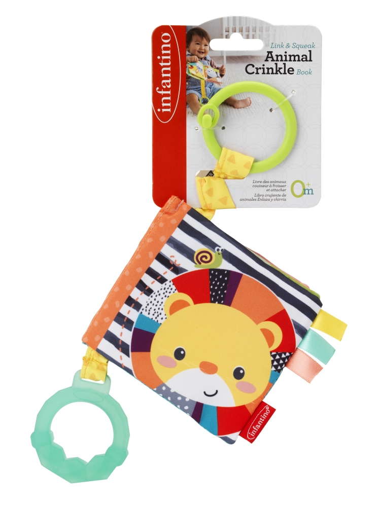 Sensory baby book, Infantino, Animals