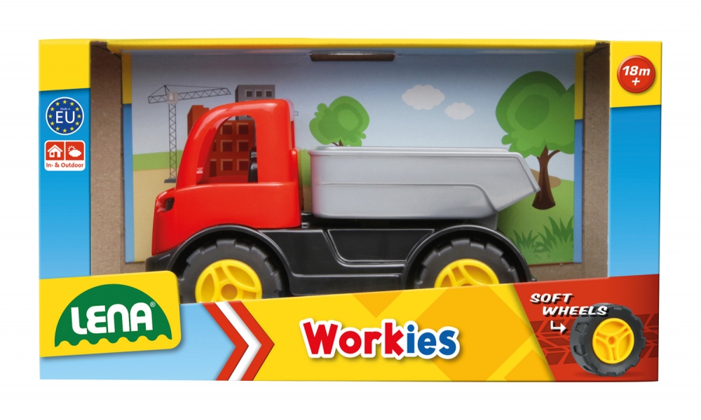 Количка за игра, Lena, Самосвал Workies, 12 см